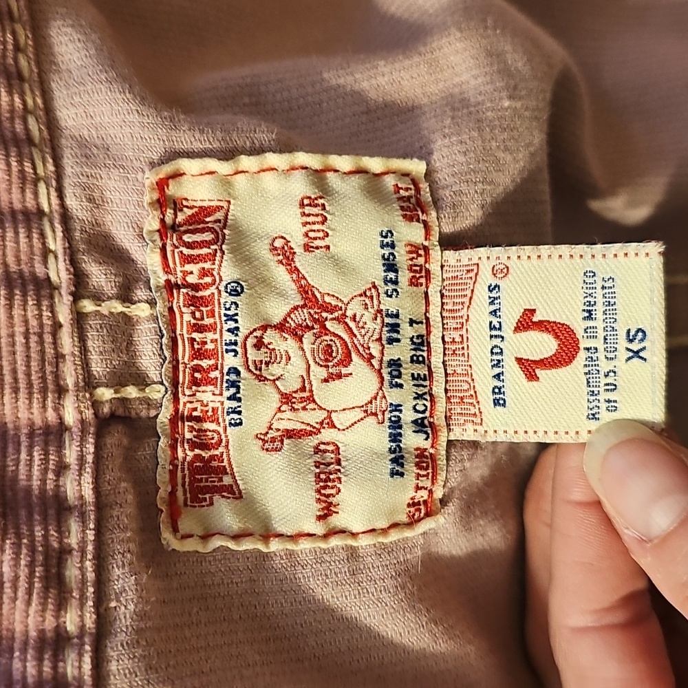 True Religion Pink Corduroy Jacket - Picture 8 of 8